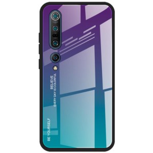 Coque Premium Protection Iridiscent Blue pour Xiaomi Mi 10