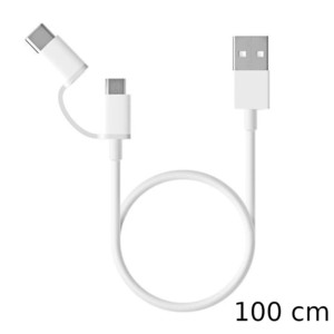 Xiaomi Mi Cable USB a USB Tipo C/Micro USB 1m
