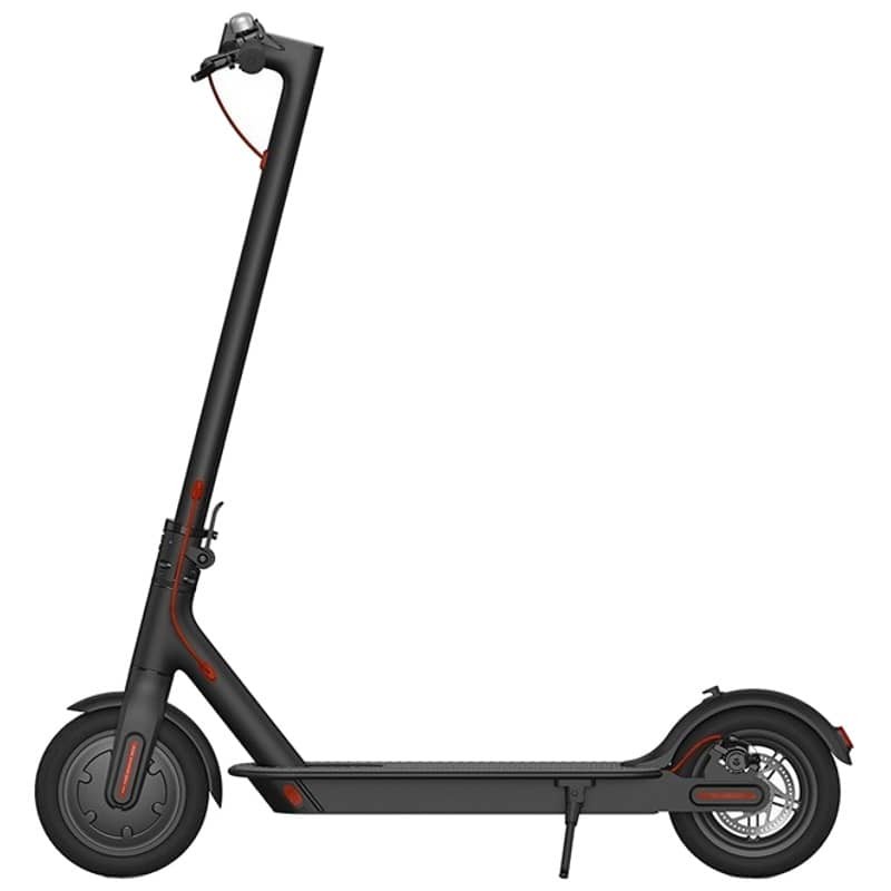 Xiaomi Mi Electric Scooter M365 Preto - Preto - Design de Iluminação - Quadro de Alumínio Aeroespacial - Bateria de 18.650 mAh - 30 km Viagem / Carga Única - Design Dobrável - Faróis Ultrabright - Luzes de Travagem Vermelhas - Item