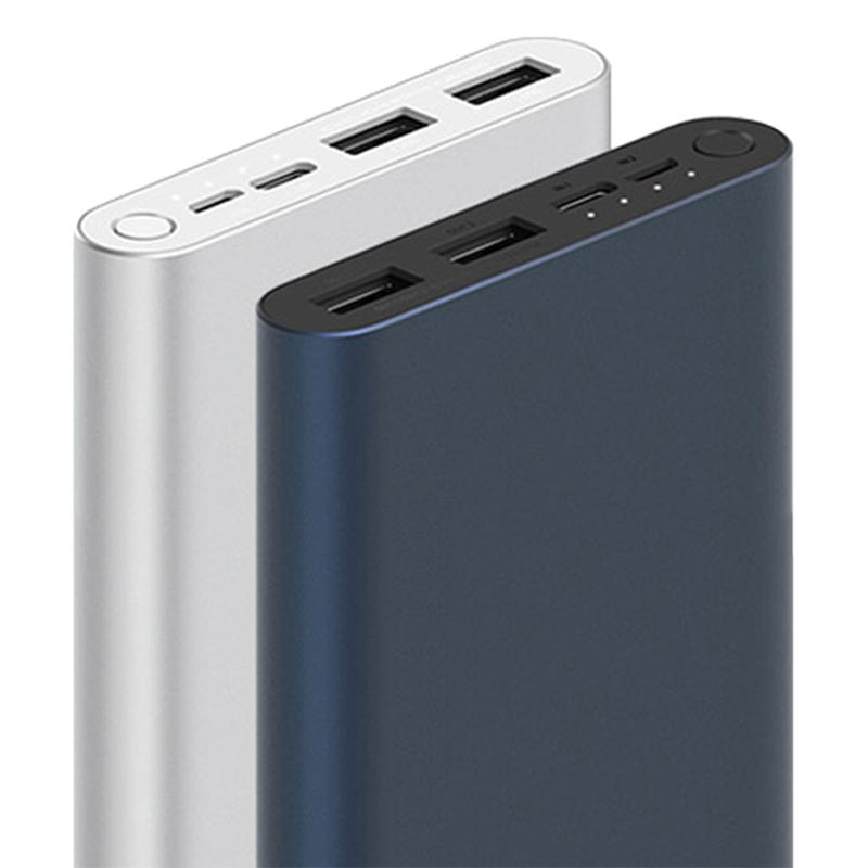 Xiaomi Mi Power Bank 3 Argent - Batterie externe 10000 mAh 18W USB -  Batterie Externe - Xiaomi