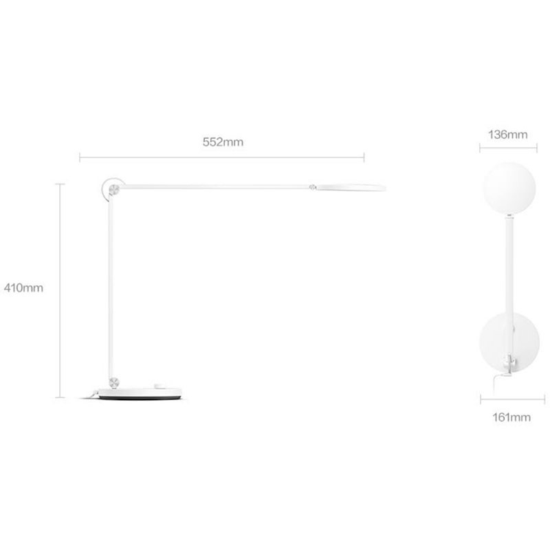 Lampe de bureau Xiaomi Pro avec éclairage LED Blanc - Montage et