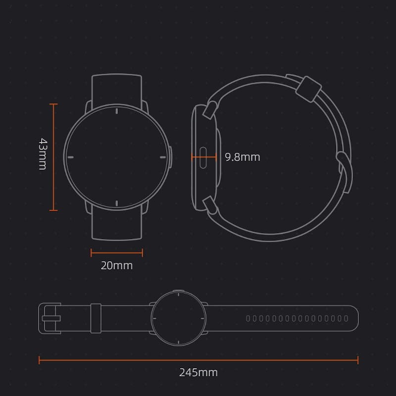 Xiaomi MiBro Lite Watch Preto - Relógio inteligente - Item8
