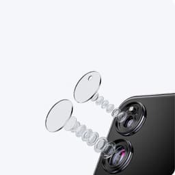 Xiaomi Mix Flip 5G 12GB/512GB Noir Détail de la vitre de la caméra