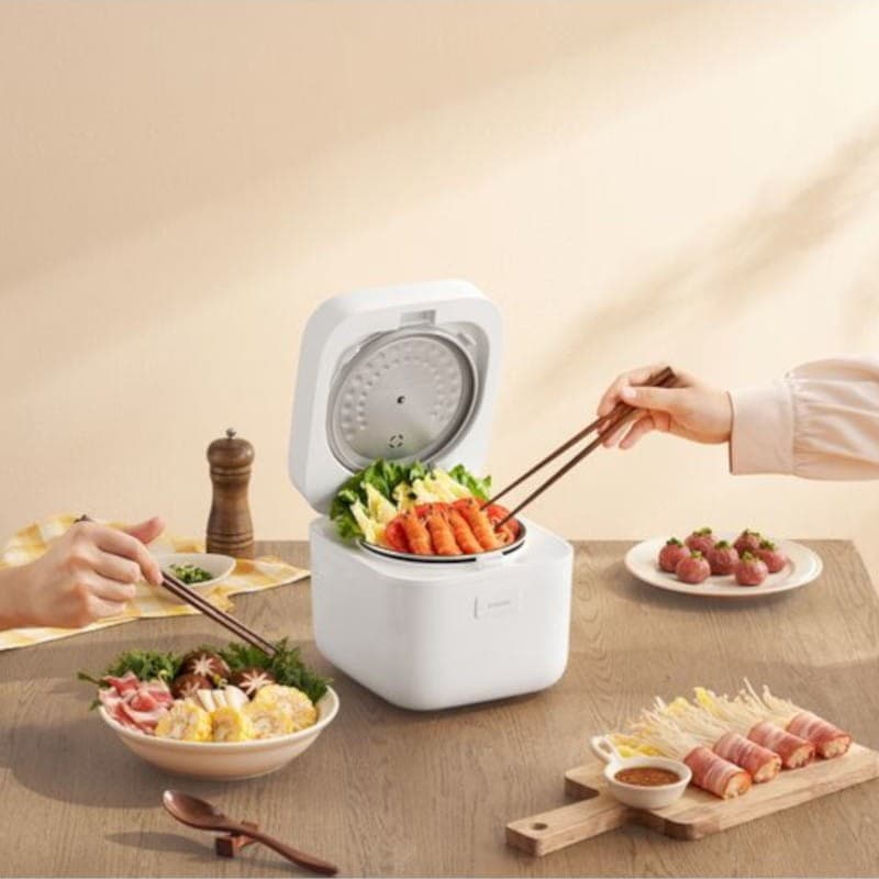 Boa qualidade de Xiaomi Multifunctional Rice Cooker Branco - Panela de Arroz Elétrica 1,5L