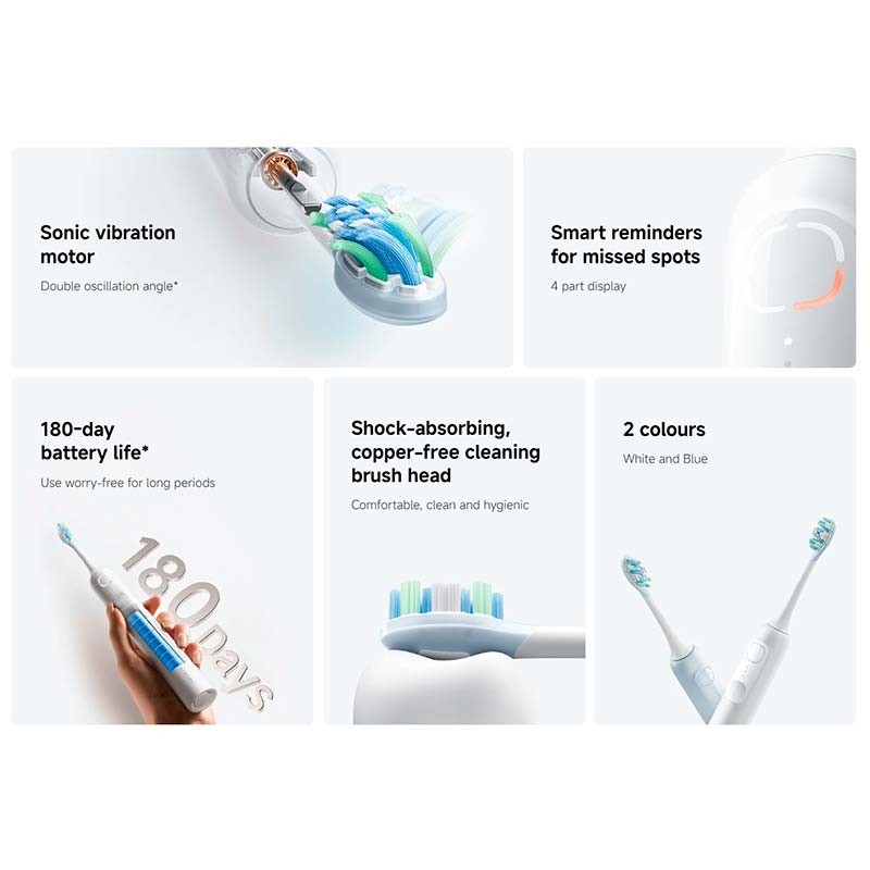 Xiaomi Oscillation Electric Toothbrush Bleu - Brosse à Dents Électrique - Ítem4
