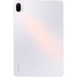 Xiaomi Pad 5 6 Go/128 Go Blanc Importation, dos blanc mat élégant avec module photo arrière unique en haut à gauche et logo Xiaomi discret en bas