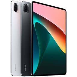 Xiaomi Pad 5 6 Go/128 Go Blanc – tablette fine, écran bord à bord, bords plats, dos blanc lisse, module photo double ton vertical, design élégant
