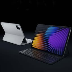 Capa com teclado preta para Xiaomi Pad 7 / 7 Pro 11,2 pol, layout completo, apoio dobrável e trackpad, ajuste magnético e proteção elegante