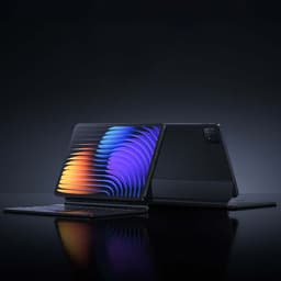Teclado Xiaomi Pad 7 / 7 Pro Touchpad Keyboard con Funda Inteligente Negro - vista frontal y trasera