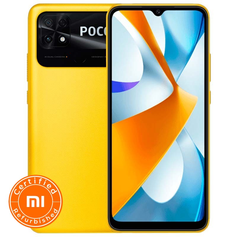 Xiaomi Poco C40 4GB/64GB Amarillo - Reacondicionado Oficial - Ítem