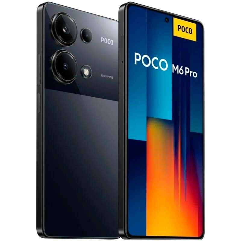 Móvil  Poco M6 Pro, Negro, 256GB, 8GB RAM, 6.67 Full HD+, MediaTek Helio  G99 Ultra, 5000 mAh, Android