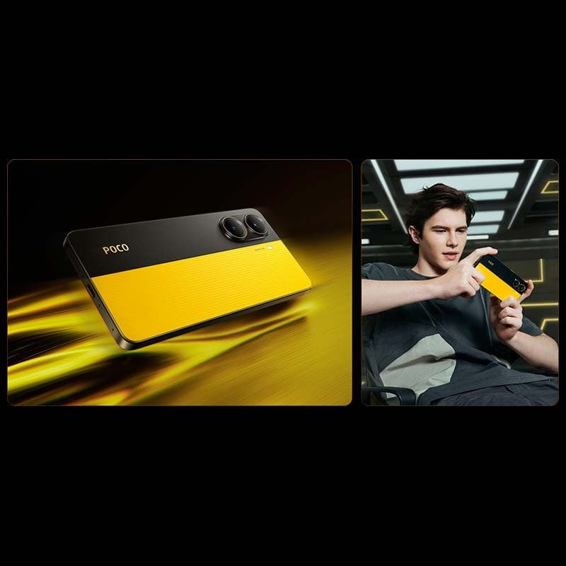 Xiaomi Poco X7 Pro 5G 12GB/256GB Amarelo - fotografia real