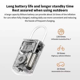Xiaomi Portable Electric Air Compressor 2 Pro - bateria de longa duração