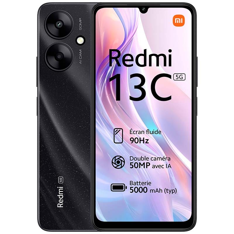 Telemóvel Xiaomi Redmi 13C 5G 4GB/128GB Preto - Item