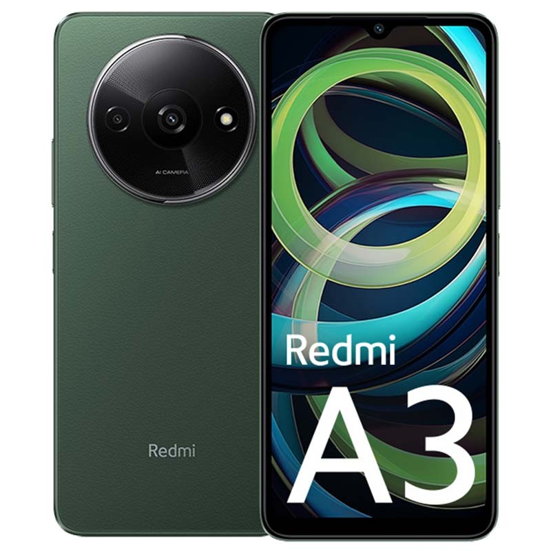 Teléfono móvil Xiaomi Redmi A3 3GB/64GB Verde - Ítem