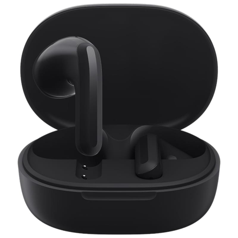 Écouteurs Bluetooth Sans Fil Noir avec Boite de Charge pour Xiaomi Redmi 9A