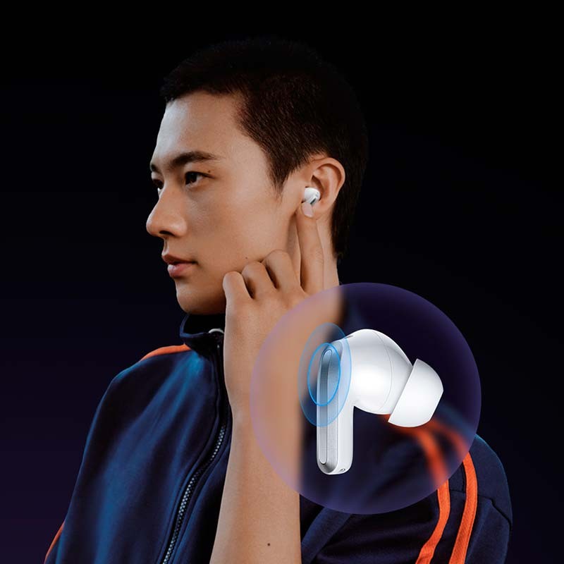 Xiaomi Redmi Buds 4 Pro com cancelamento de ruído (ANC) Branco Amazon Music - Item1