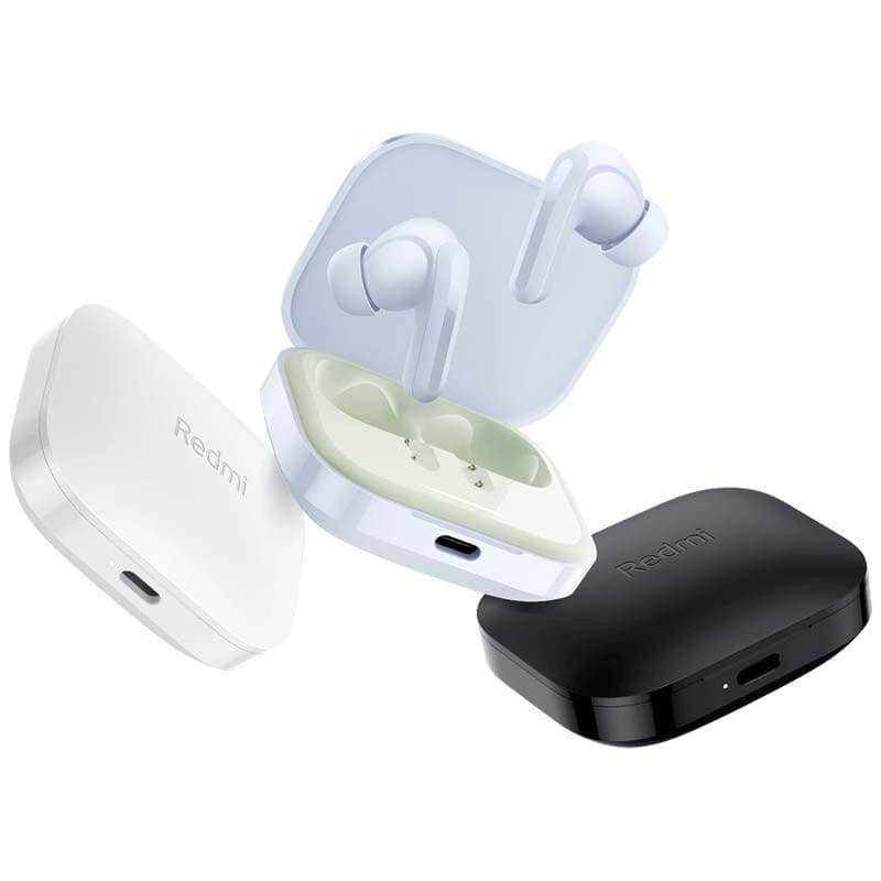 estuche de carga de los Auriculares Inalámbricos Xiaomi Redmi Buds 5 Blanco