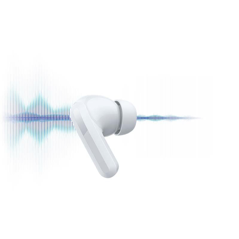diseño semi in-ear de los Auriculares Inalámbricos Xiaomi Redmi Buds 5 Blanco