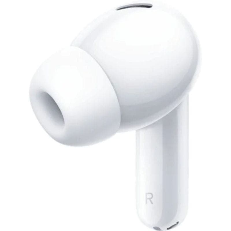 Vue avant de l'écouteur Xiaomi Redmi Buds 5 Pro Blanc