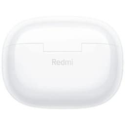Vue de face de l'étui fermé des Écouteurs Xiaomi Redmi Buds 5 Pro Blanc
