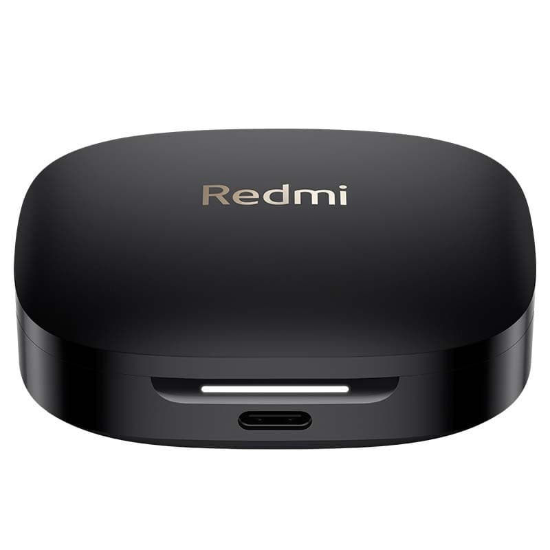 Xiaomi Redmi Buds 6 Preto - vista frontal do estojo