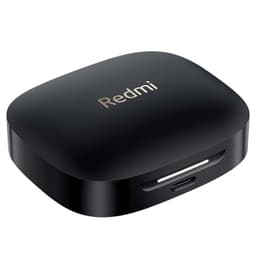 Xiaomi Redmi Buds 6 Preto - vista frontal e lateral do estojo