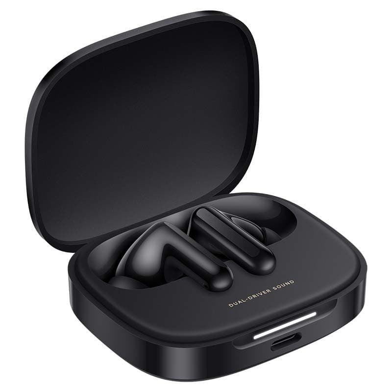 Xiaomi Redmi Buds 6 Preto com estojo de carregamento