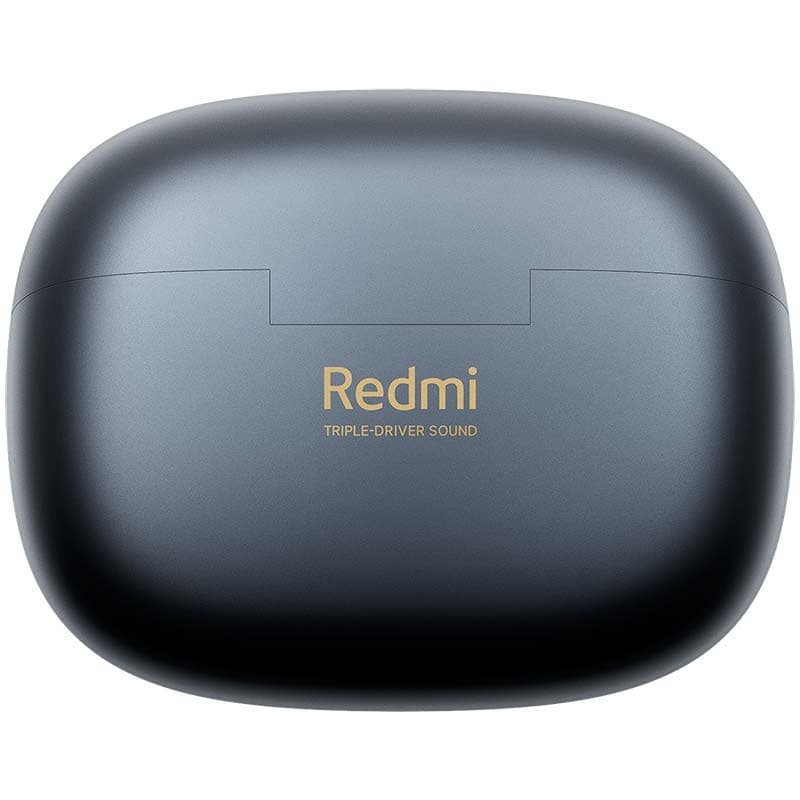 Xiaomi Redmi Buds 6 Pro Preto - vista traseira da caixa de carregamento