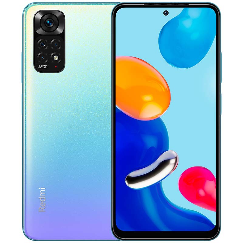 Celular XIAOMI Redmi Note 11 4GB+128GB Azul Estelar, Celular XIAOMI Redmi  Note 11 4GB+128GB Star Blue