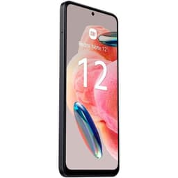 Xiaomi Redmi Note 12 4G 4GB/64GB Cinzento com ecrã amplo de bordas finas, câmara frontal em furo central, corpo cinza elegante e botões laterais discretos
