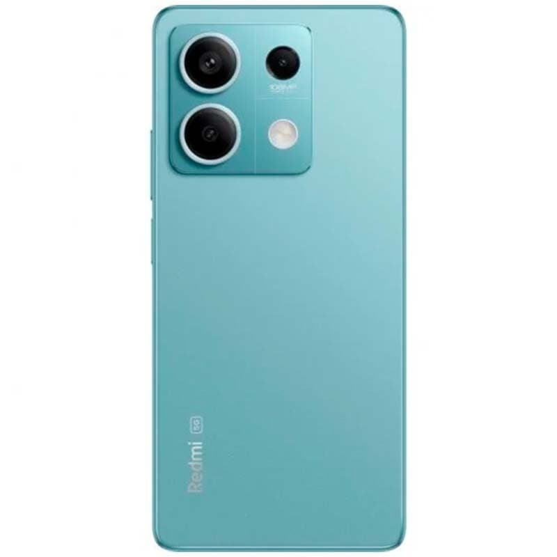 Vue arrière du téléphone mobile Xiaomi Redmi Note 13 5G 8Go/256Go Bleu