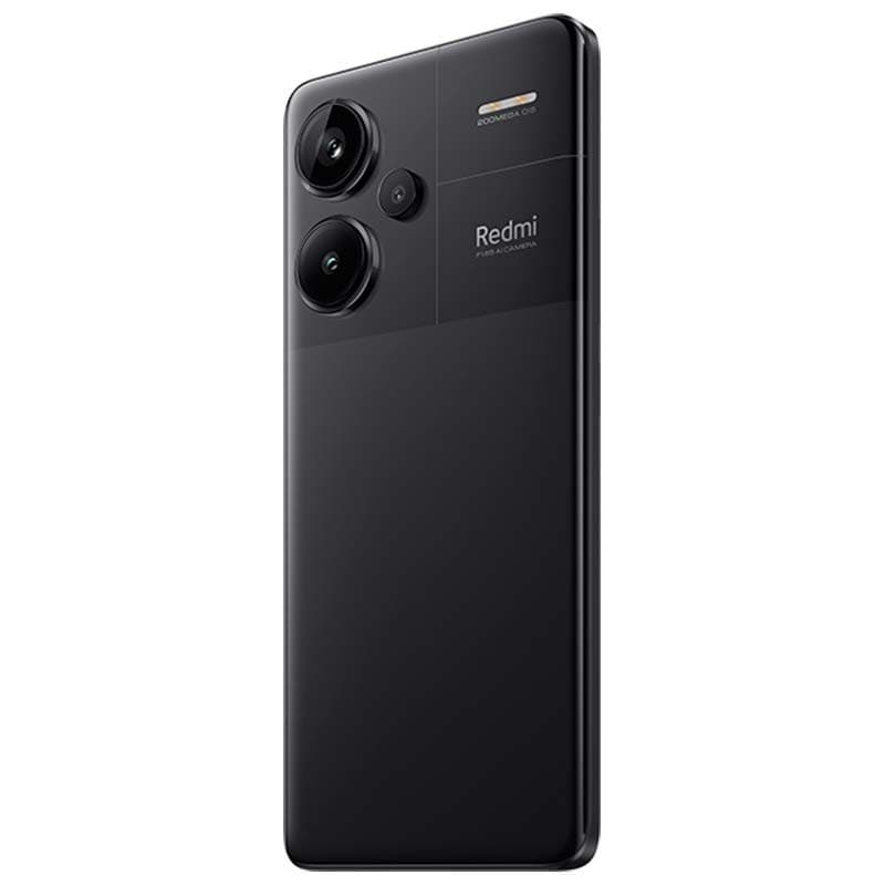 vue arrière et latérale du téléphone mobile Xiaomi Redmi Note 13 Pro+ 5G 12 Go/512 Go Noir