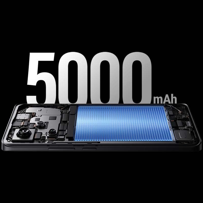capacité de la batterie du téléphone mobile Xiaomi Redmi Note 13 Pro+ 5G 12 Go/512 Go Noir