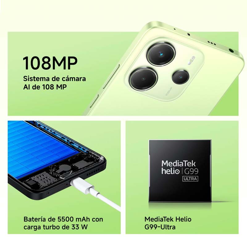 Xiaomi Redmi Note 14 4G 8Go/256Go Bleu - Téléphone portable - Ítem1