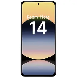 Vue de face du Xiaomi Redmi Note 14 4G 8 Go/256 Go Violet