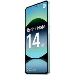 Xiaomi Redmi Note 14 5G 8GB/256GB Verde - vista frontal e lateral direito