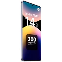 Xiaomi Redmi Note 14 Pro 5G 8Go/256Go Lavande - vue de face et latérale