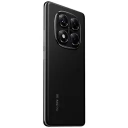 Xiaomi Redmi Note 14 Pro 5G noir avec module photo carré et quatre grands objectifs, dos mat élégant, marquage Redmi et logo 5G visibles