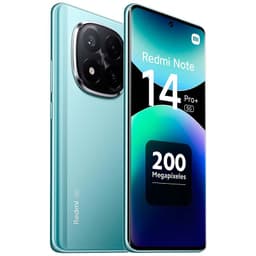 Xiaomi Redmi Note 14 Pro+ 5G 8GB/256GB Azul - vista frontal e traseira