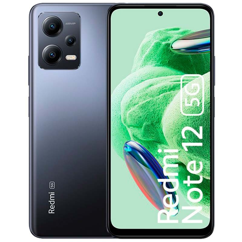 Xiaomi Redmi Note 12 5G 6Go/128Go Gris - Téléphone portable