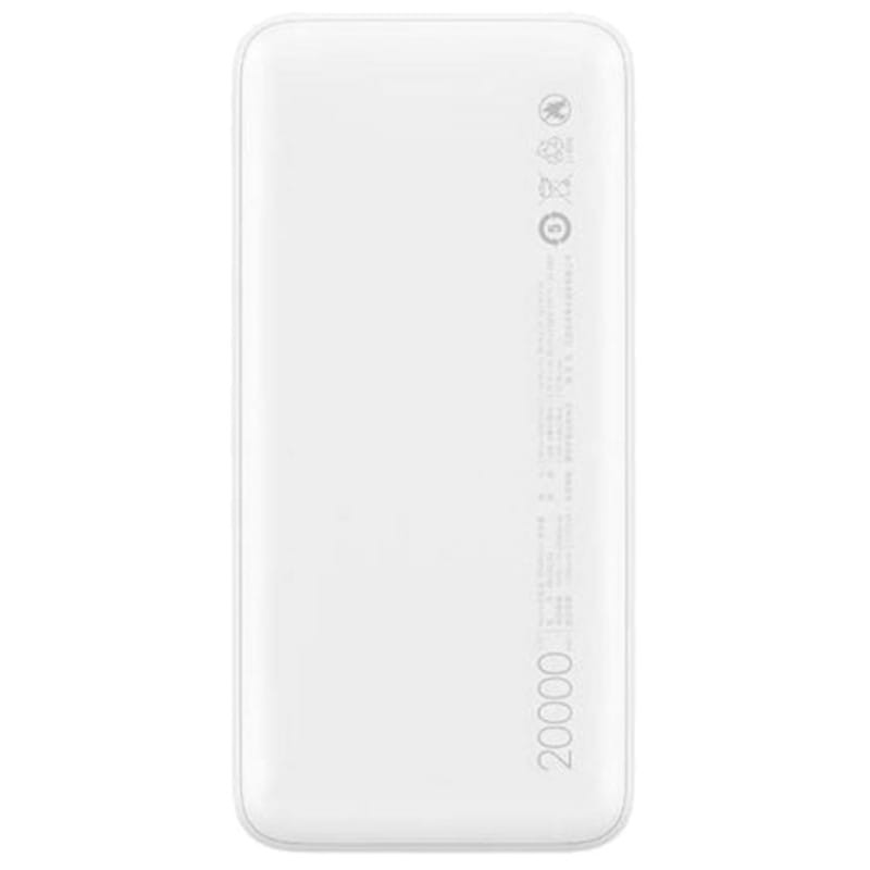 Xiaomi Redmi Power Bank 20000 mAh 18W Fast Charge Branco - Item1