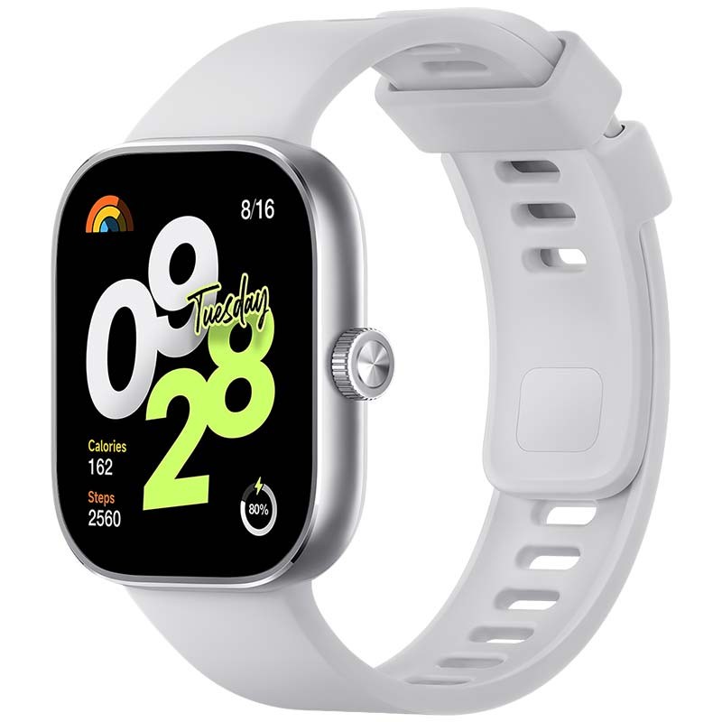 Xiaomi Redmi Watch 4 Prateado - Smartwatch com GPS - Item