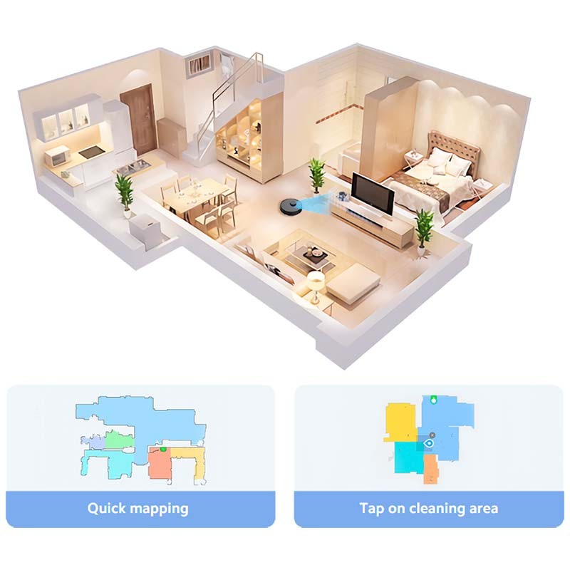 Aspirador Robot Xiaomi Robot Vacuum S10T Negro - Ítem5