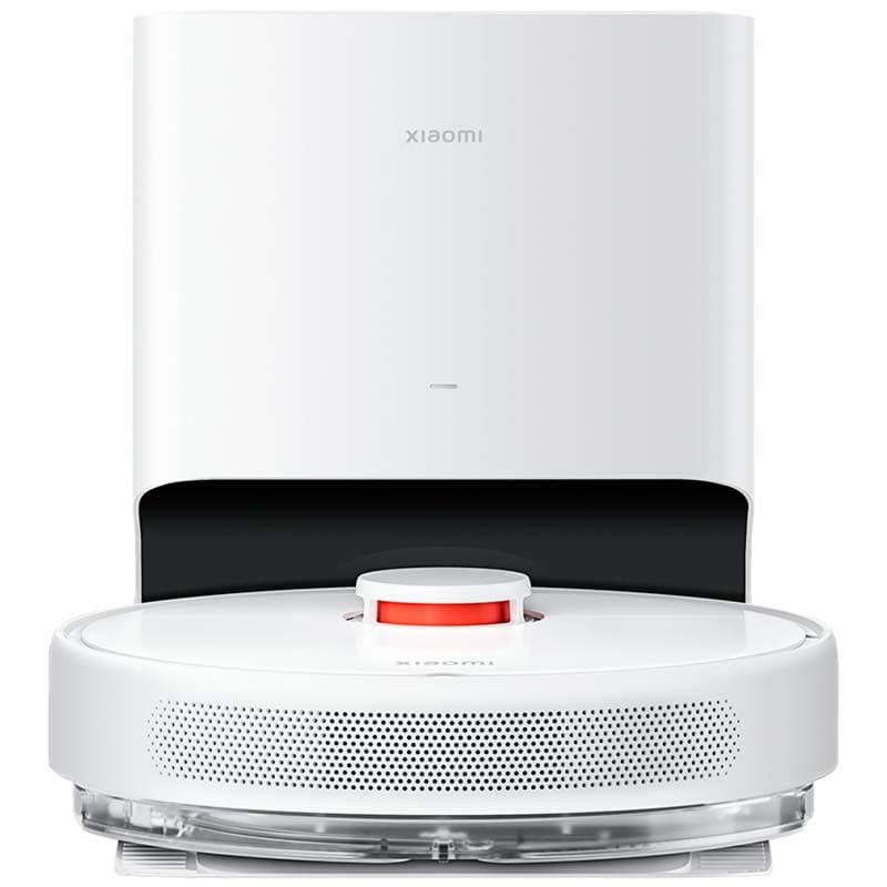 Vue de face de l'aspirateur robot Xiaomi Robot Vacuum X10 Blanc