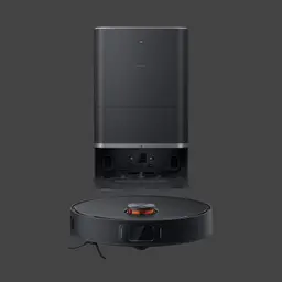 Frontal de Xiaomi Robot Vacuum X20 Max com Base de Autolimpeza Preto - Aspirador Robot
