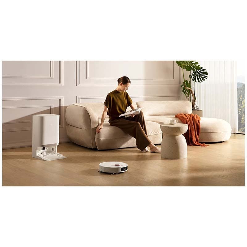 photo réelle de l'Aspirateur Robot Xiaomi Robot Vacuum X20+ Blanc