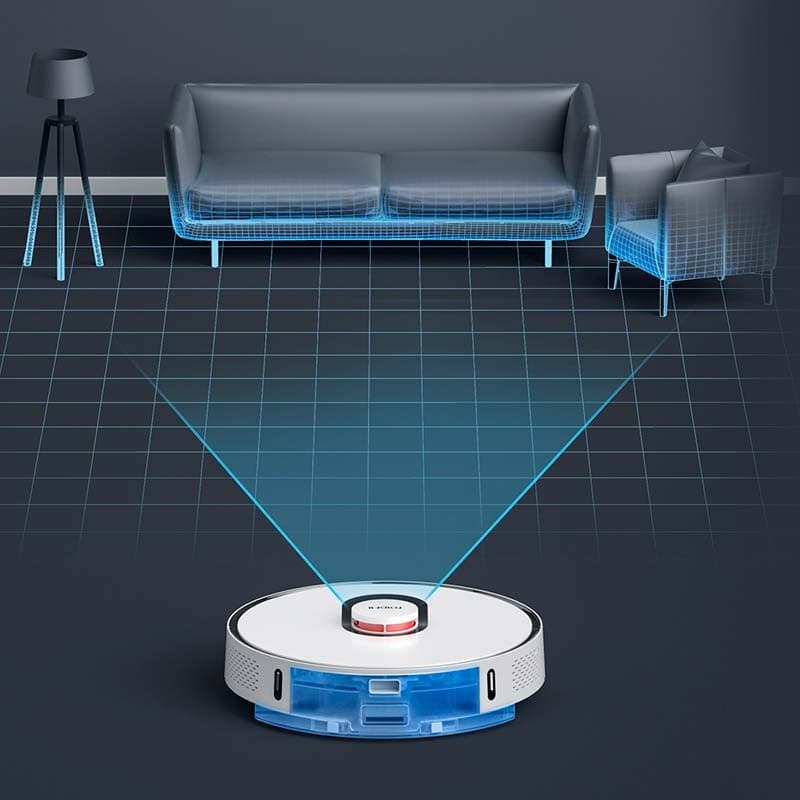 Aspirador Robot Xiaomi Roidmi EVE Plus com Base Inteligente - Sensor anti-colisão