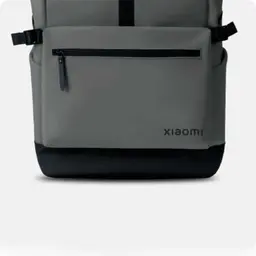 bolso frontal da mochila Xiaomi Roll Top Casual Backpack