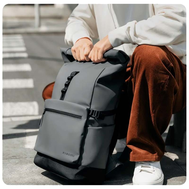 Sac à dos imperméable Xiaomi Roll Top Casual Backpack Gris 23L - Ítem11